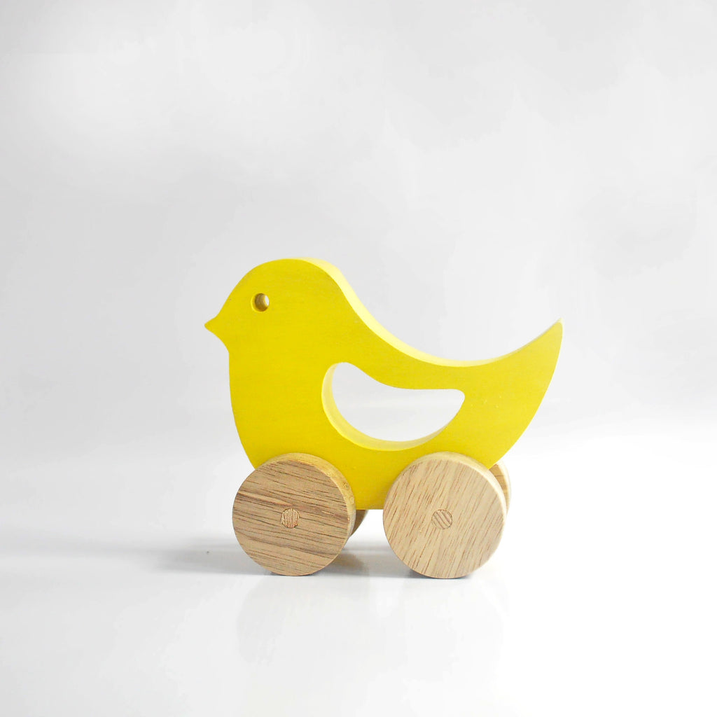 Wooden Push Toy Bird