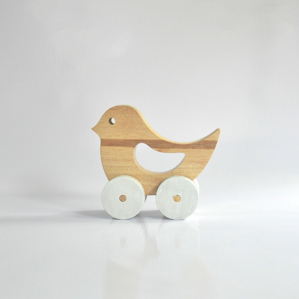 Wooden Bird Push Toy