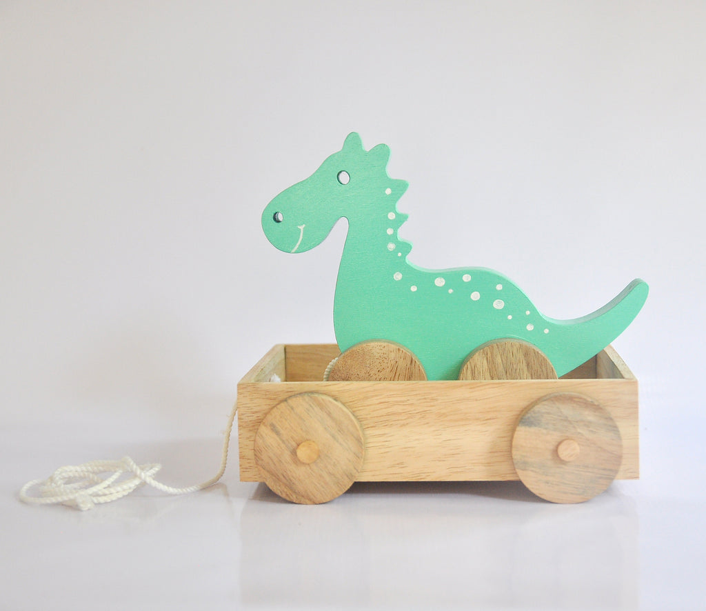wooden cart toy