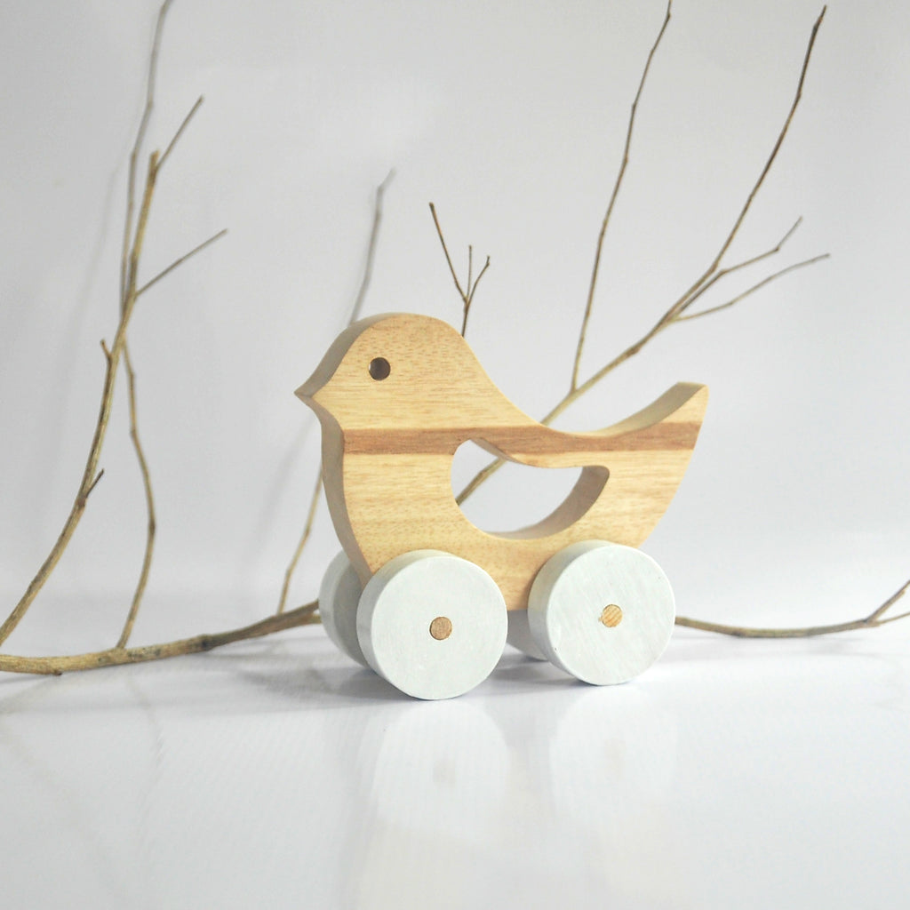 Wooden Bird Push Toy