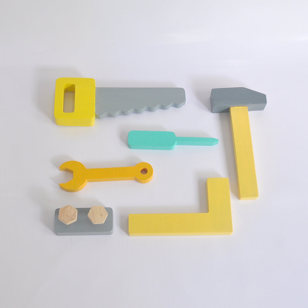 Wooden Toy Carpenter Tool Set